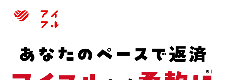 7h
7.
あなたのペースで返済
アイフルなら柔軟に
※1 規約の範囲に限る
スマホひとつで
お取引可能
原則
原則在籍確認の
来店不要
電話なし
\ 24時間365日即時振込※2 /